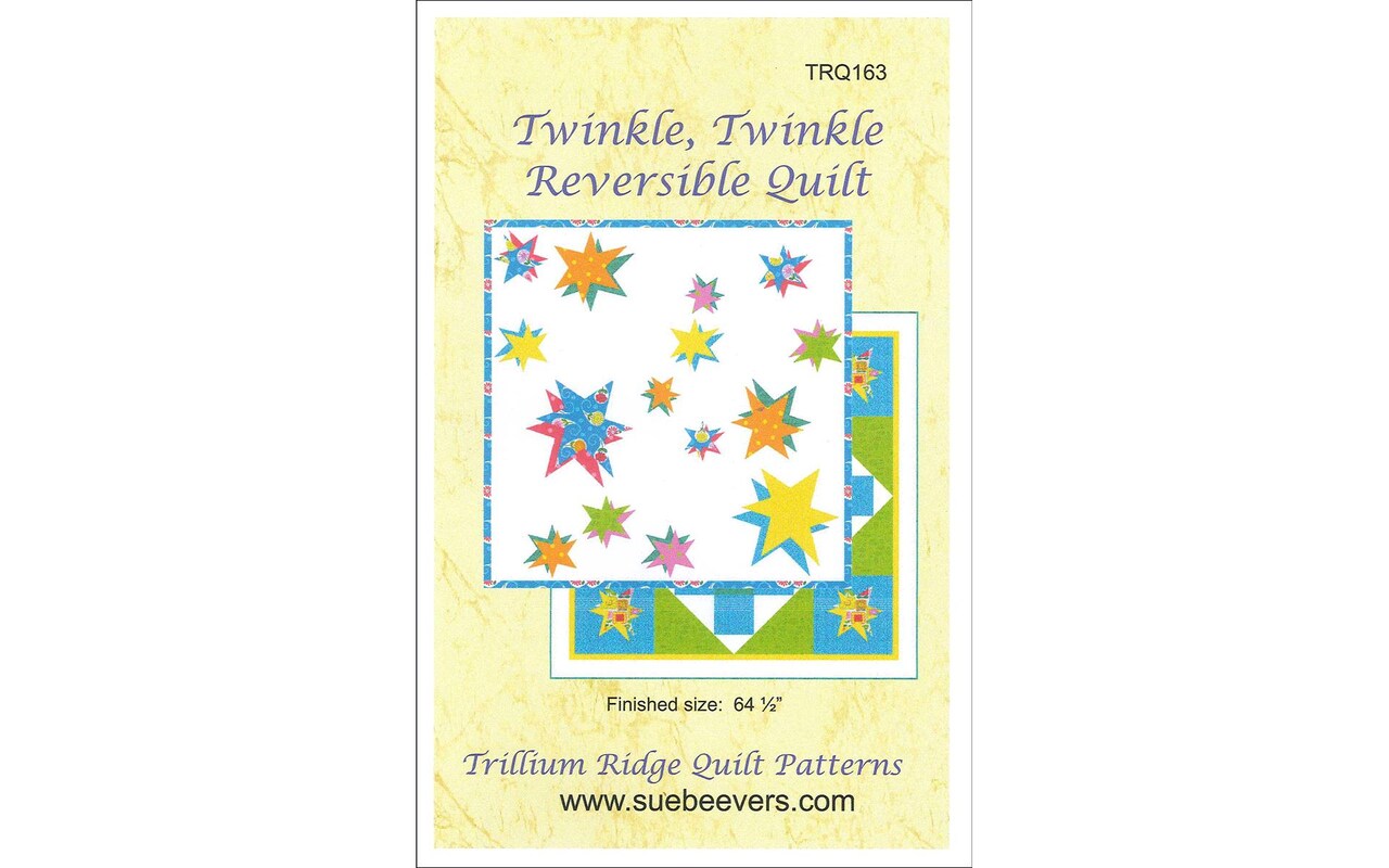 Quilt Woman Twinkle Twinkle Reversible Quilt Ptrn